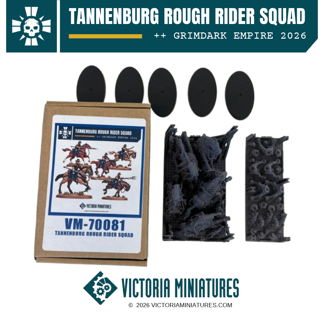 Tannenburg Rough Rider Squad Victoria Miniatures