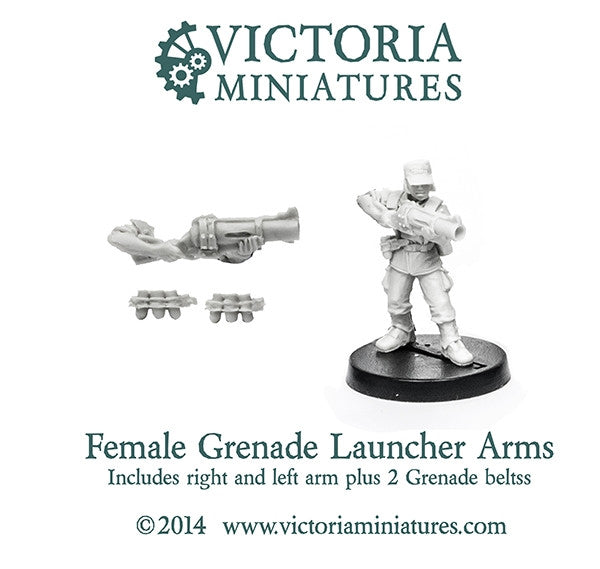 Female Grenade Launcher arms (1 pair) resin