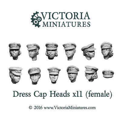 Dress Cap Heads x11 (Female)