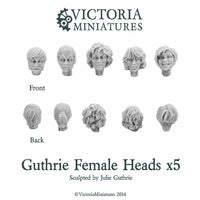 Guthrie Female Heads x5
