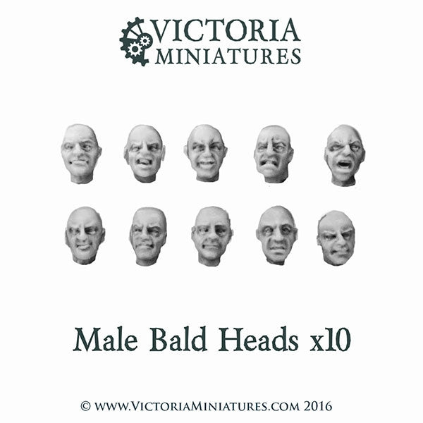 Bald Heads Male x 10