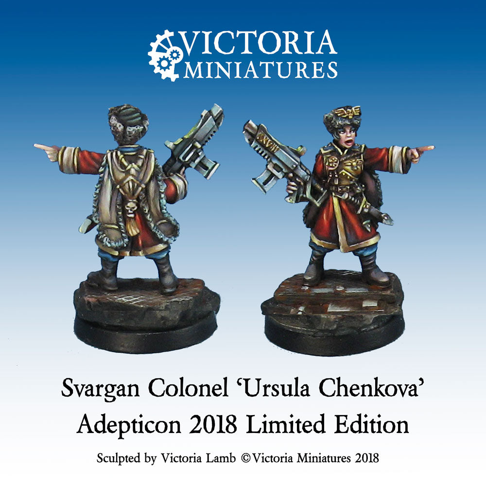Ursula Chenkova Adepticon 2018. Limited Collectors Edition, Svargan Colonel