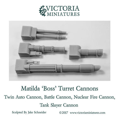 Matilda 'Boss' Turret Cannons