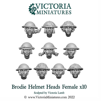 Brodie Helmet Heads Female x10