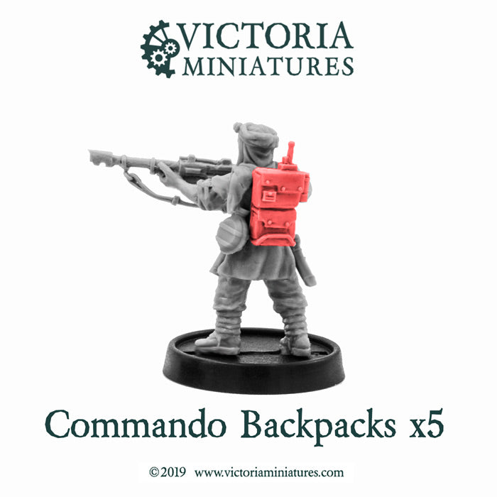Commando backpacks x5