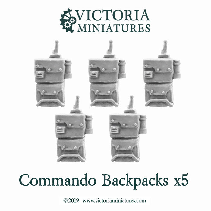 Commando backpacks x5