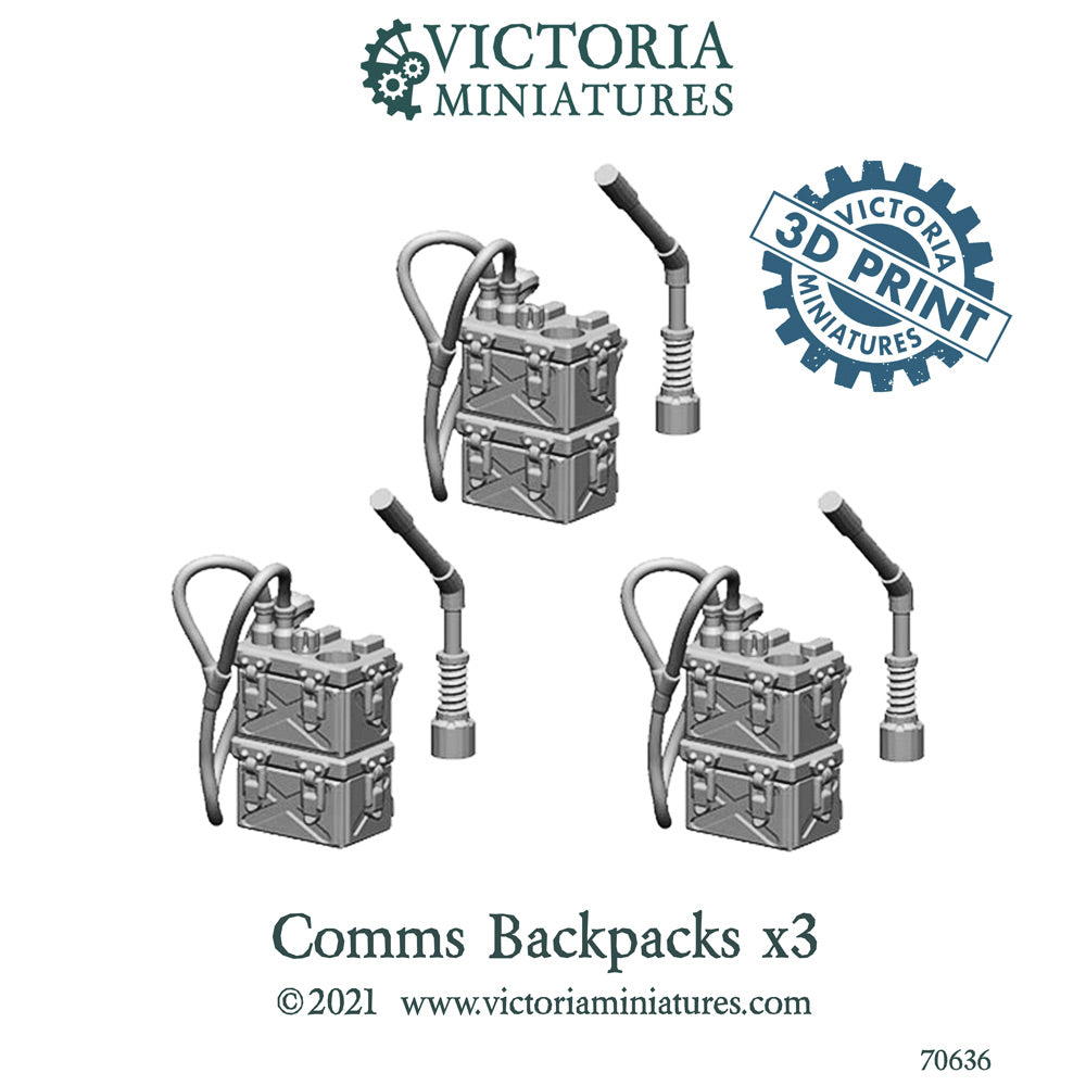 Comms Backpacks x3