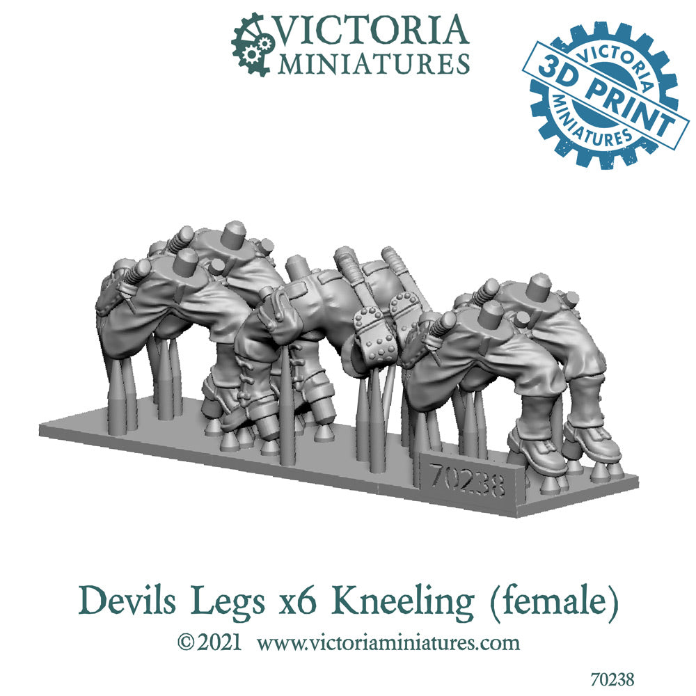 Devil's Legs Kneeling x6  (Female)