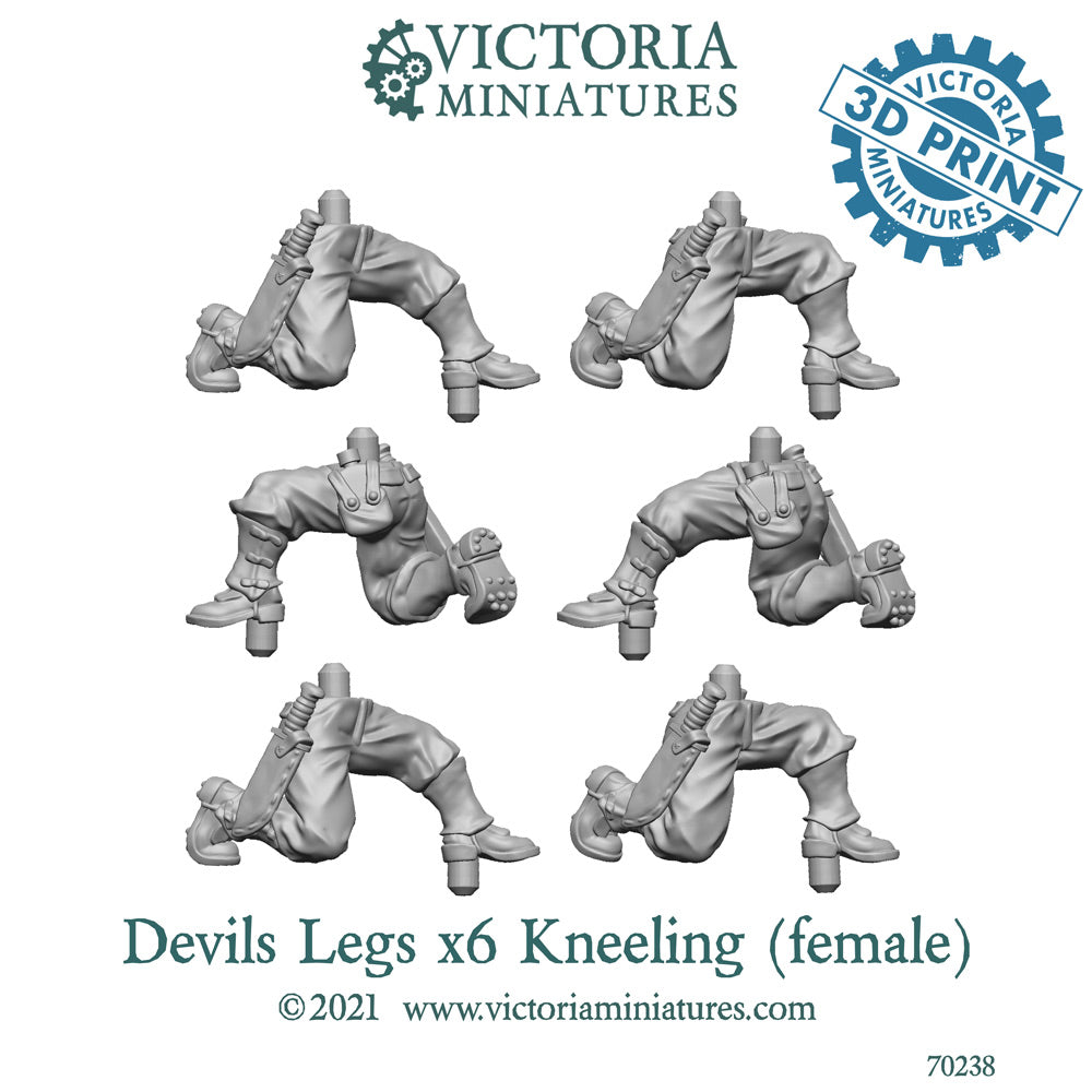 Devil's Legs Kneeling x6  (Female)