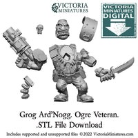 Grog Ard'Nogg Ogre Veteran .STL File