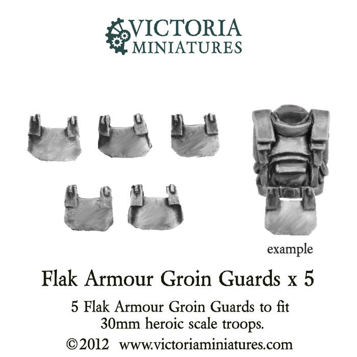 Flak Armour Groin Guard x5