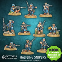 Halfling Snipers 10 Man Squad .STL Files