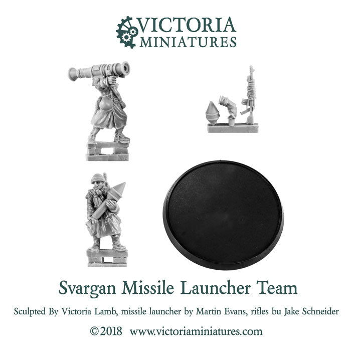 Svargan Shock Soldats Missile Launcher Team