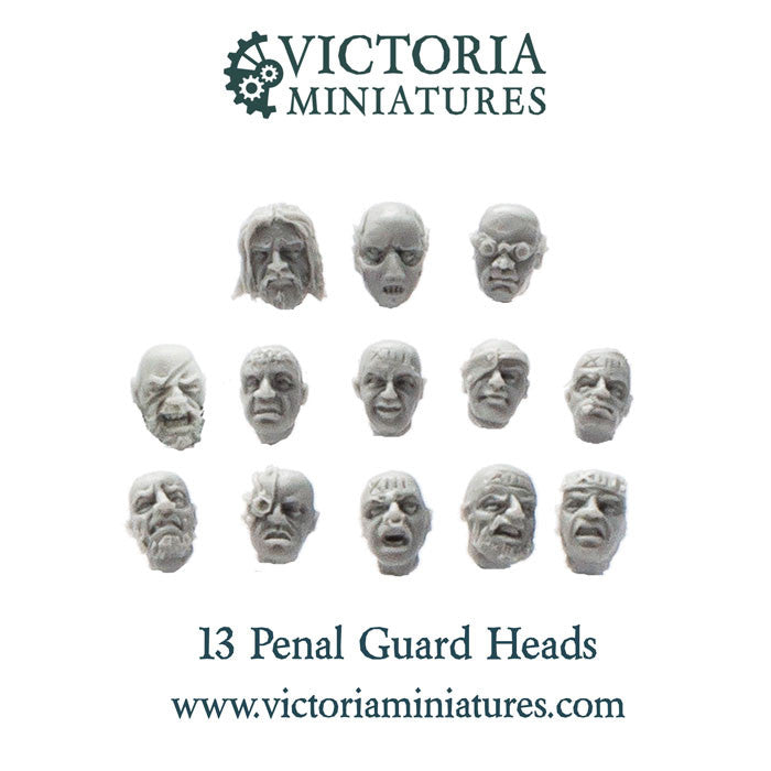 Penal Guard Heads  x13
