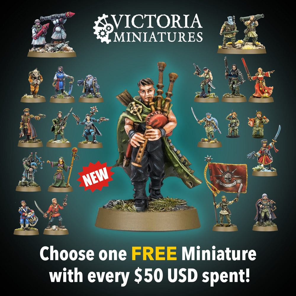 Border World Rangers Border World Rangers Piper – Victoria Miniatures