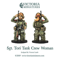 Sgt Tori, Tank Crew Woman.