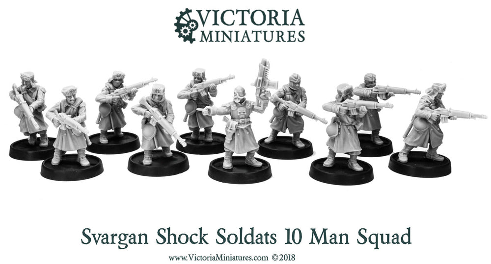 Svargan Shock Soldats 10 Man Squad.