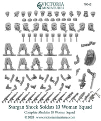 Svargan Shock Soldats 10 Woman Squad.