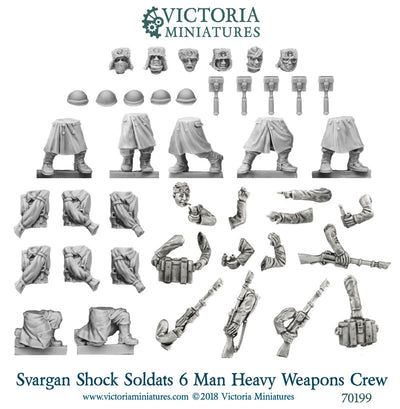 Svargan Shock Soldats Heavy Weapons Crew
