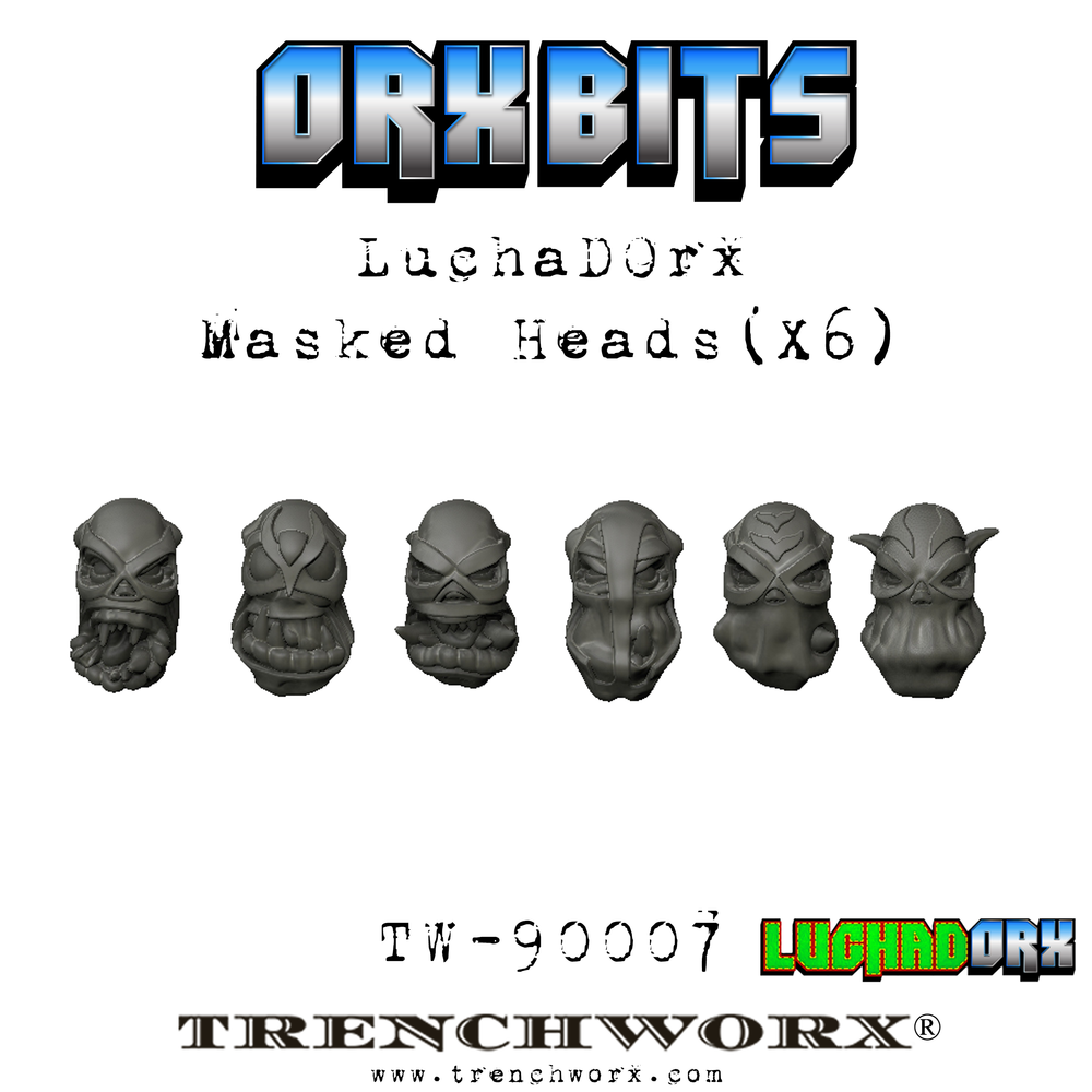 LuchaDOrx Masked Heads (X5)