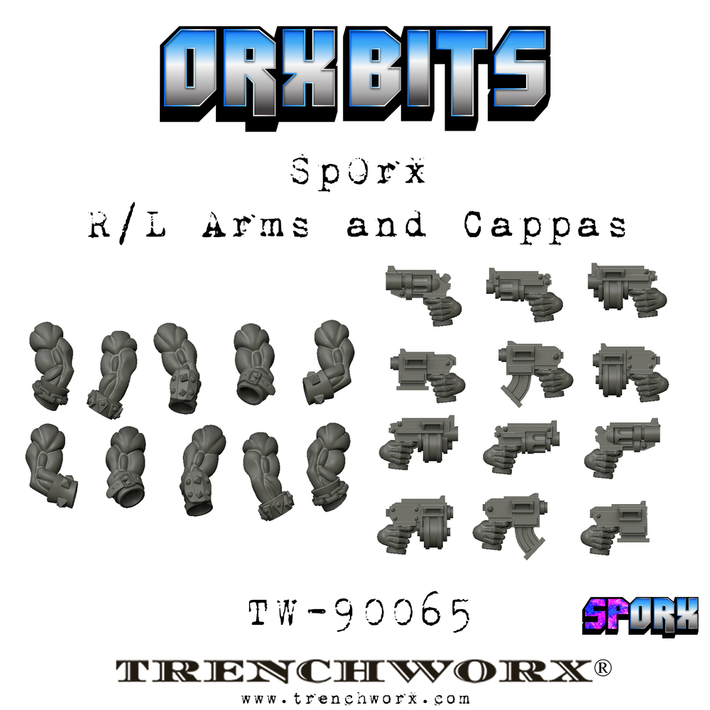 SpOrx Left & Right Arms & Cappas
