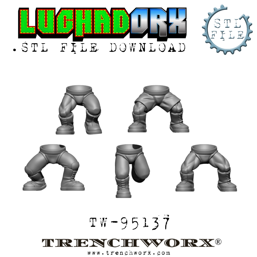 LuchaDOrx Orc Legs .STL Download