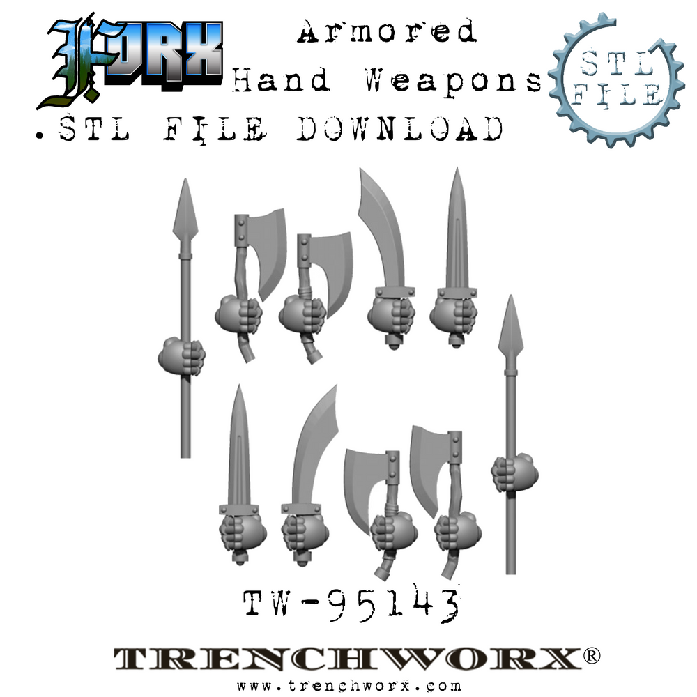 FOrx Orc Army Battle Bundle .STL Download