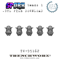 SpOrx Orc Heads .STL Download