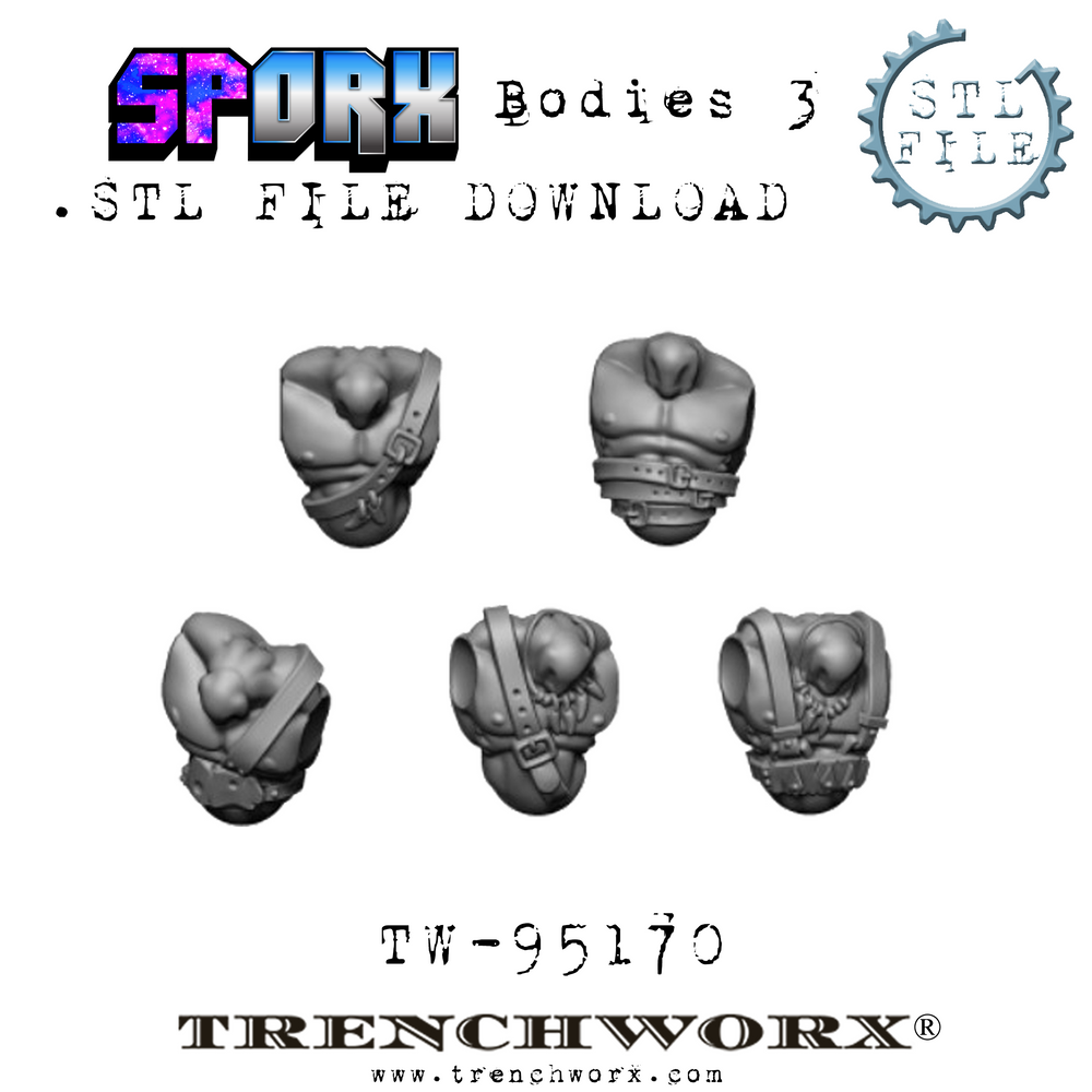 SpOrx Orc Bodies .STL Download