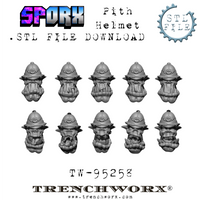 SpOrx Orc Pith Helmet Heads .STL Download