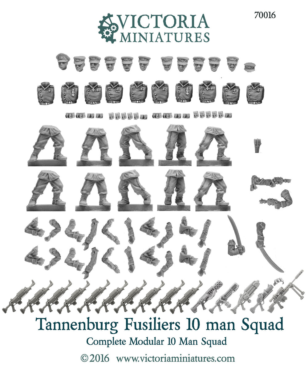 Tannenburg Fusiliers 10 Man Squad.