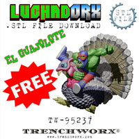 El Guajolote Orc Mutant Turkey Rider FREE .STL Download
