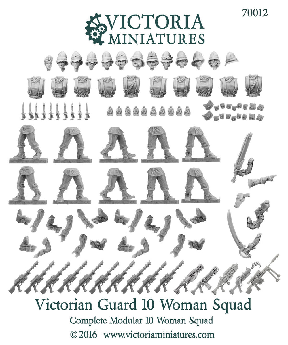 Victorian Guard 10 Woman Squad.