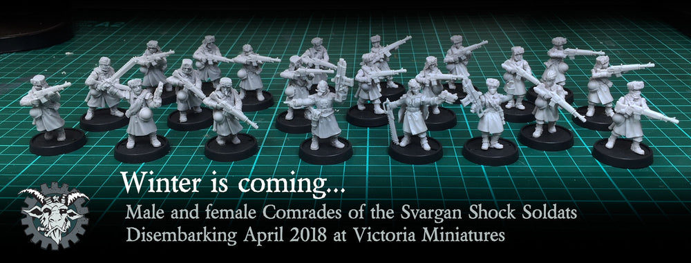 Svargan Shock Soldats 10 Woman Squad.