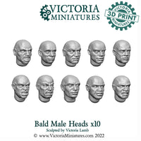 Bald Heads Male x10
