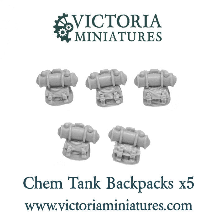Chem tank backpacks x 5
