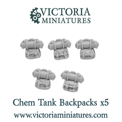 Chem tank backpacks x 5