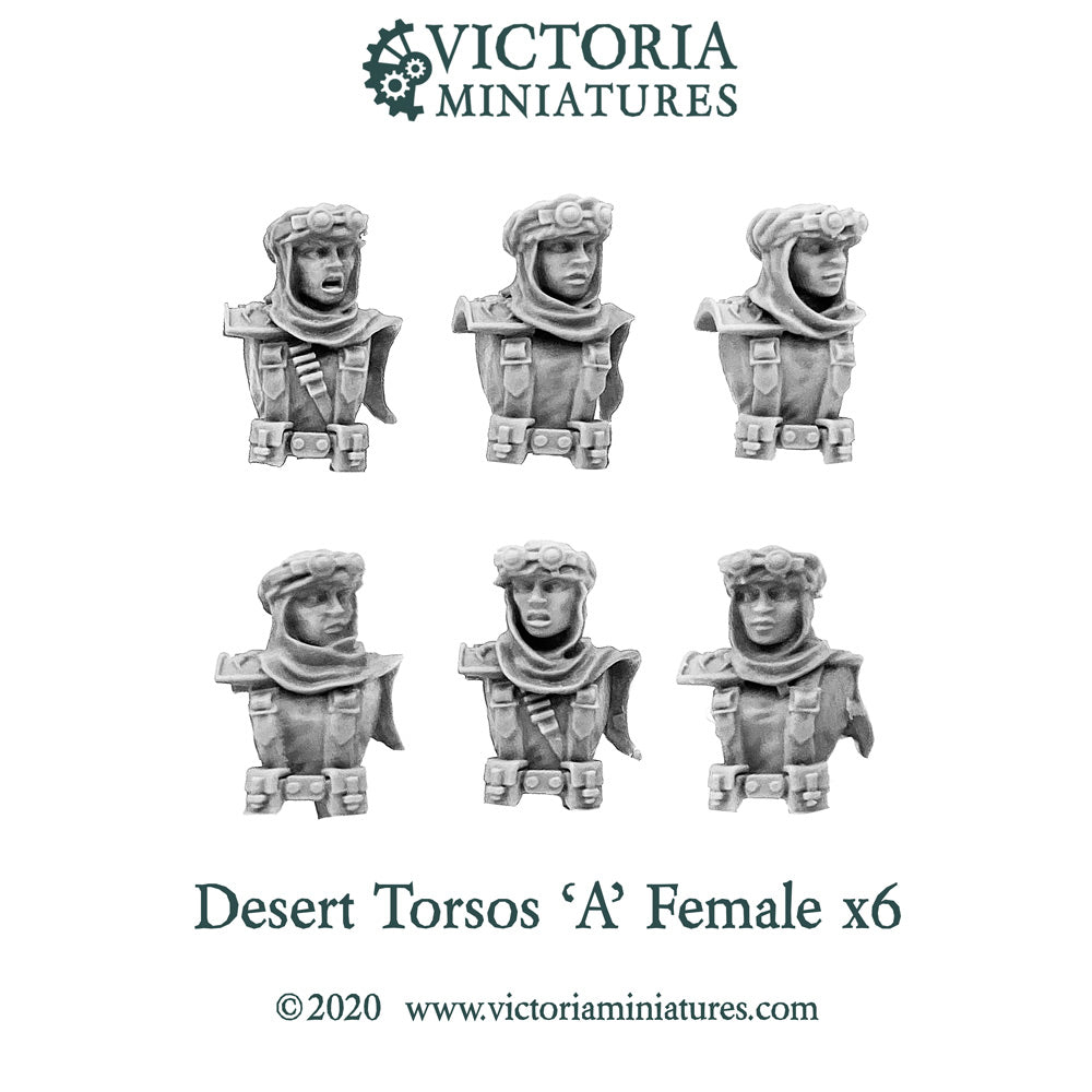 Desert Torsos with Heads 'A' Female