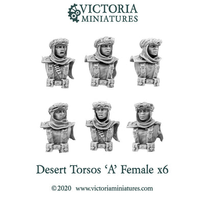 Desert Torsos with Heads 'A' Female