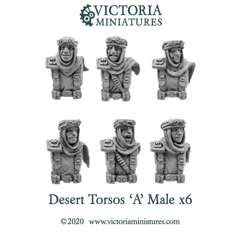 Desert Torsos with Heads 'A' Male