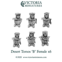 Desert Torsos with Heads 'B' Female