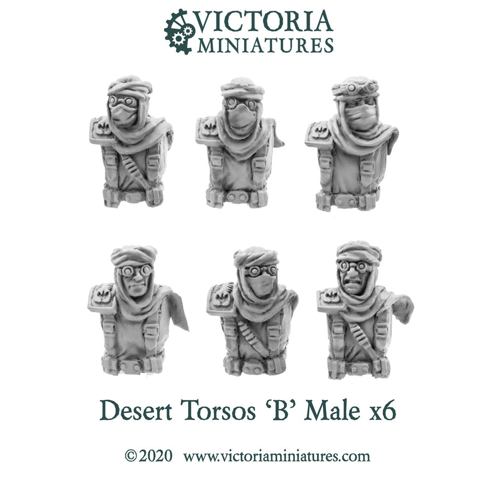 Desert Torsos with Heads 'B' Male