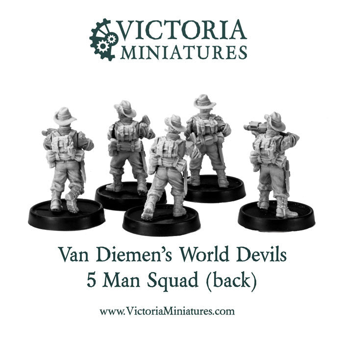 Van Diemen's World Devils 10 Man Squad.