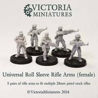 Universal Rolled Sleeve Rifle Arms (female)