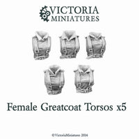 Female Greatcoat Torsos x 5