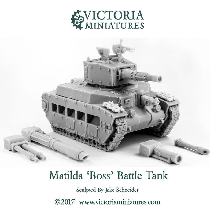 Matilda 'Boss' Battle Tank Turret Kit