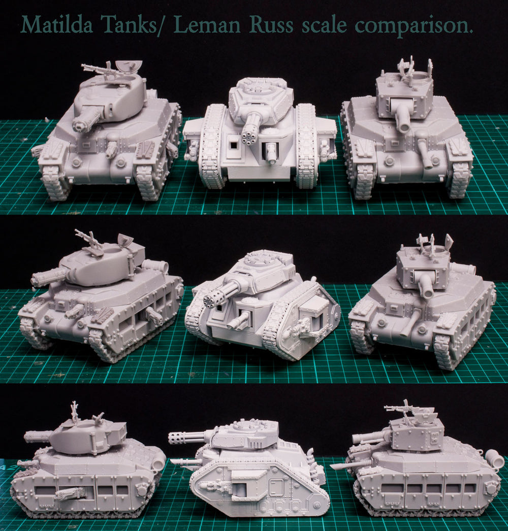 Matilda Tank Sponson Set