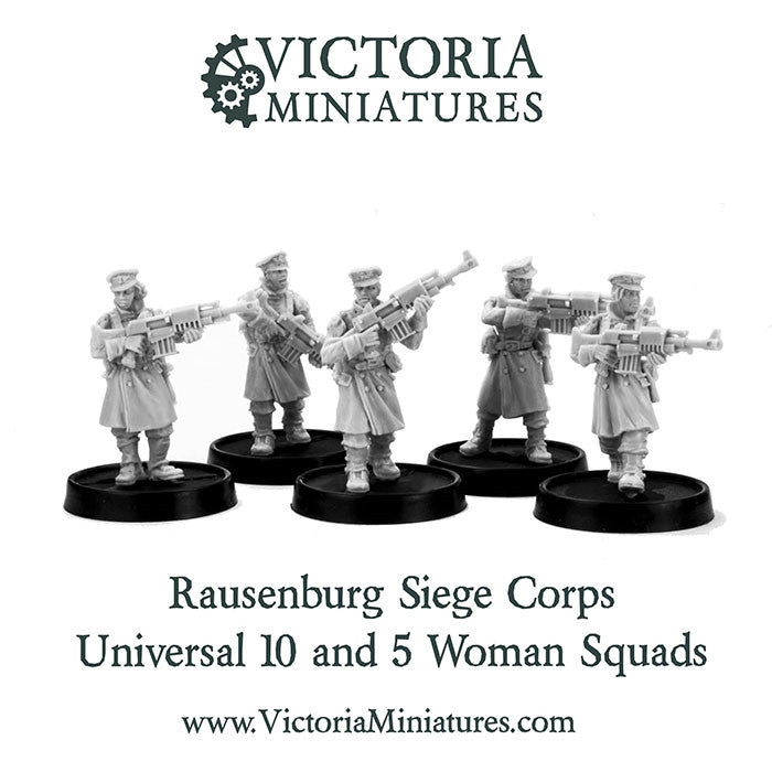 Rausenburg Siege Corps 10 Woman Squad.