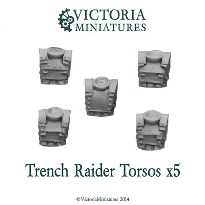 Trench Raider Torsos x5 (male)